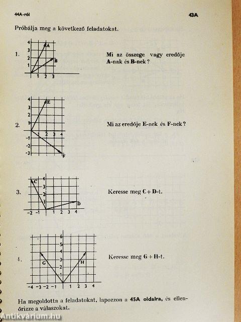 Programozott vektoralgebra