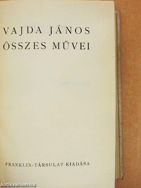 Vajda János összes művei
