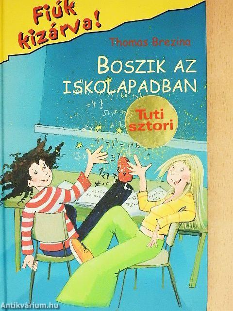 Boszik az iskolapadban
