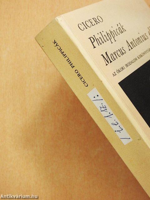 Philippicák Marcus Antonius ellen