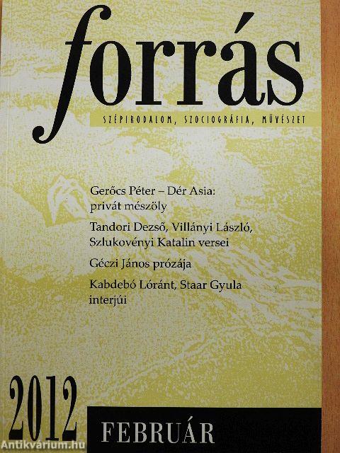 Forrás 2012. február
