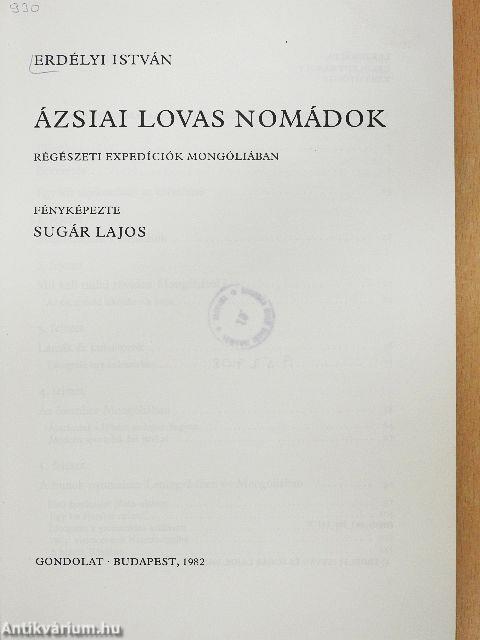 Ázsiai lovas nomádok