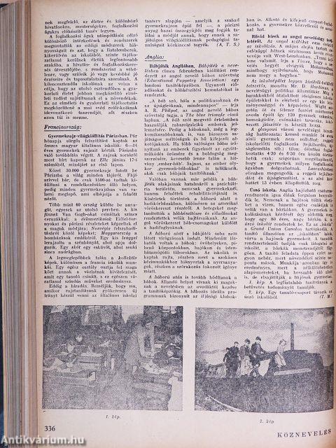 Köznevelés 1947. január-december