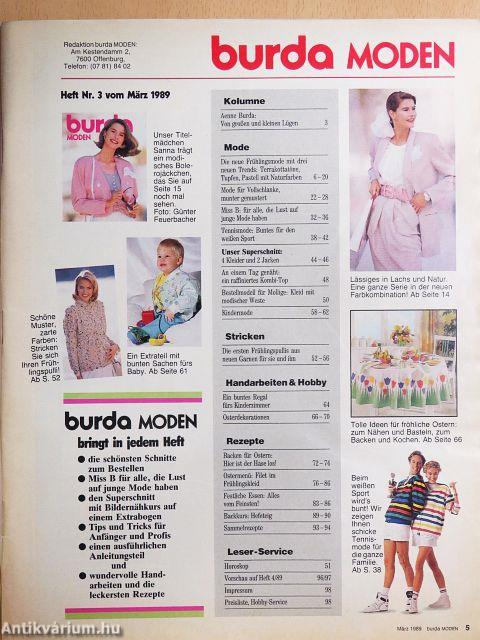 Burda Moden März 1989