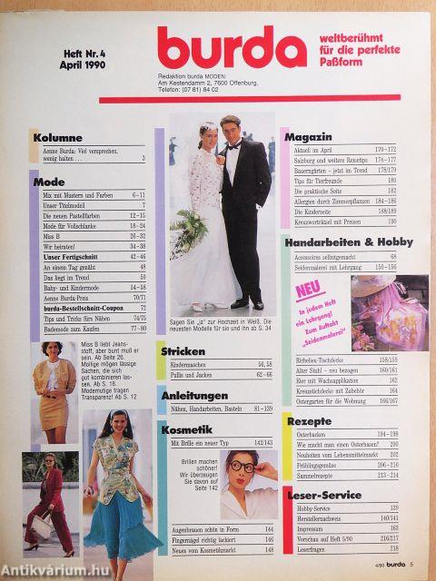 Burda Moden April 1990