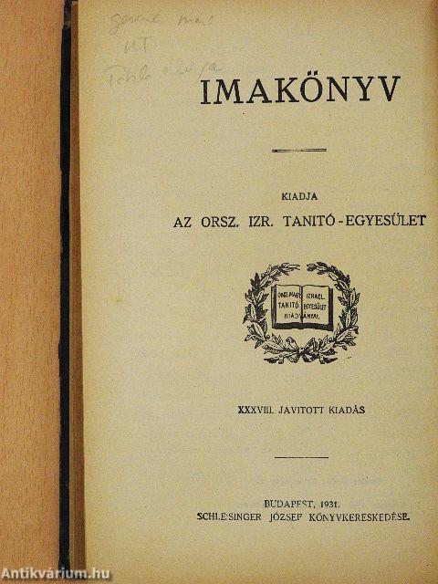 Imakönyv