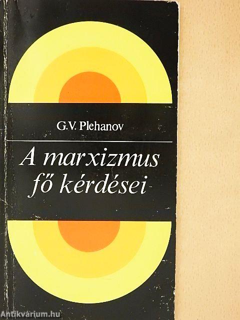 A marxizmus fő kérdései