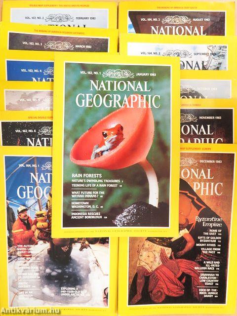 National Geographic January-December 1983. 