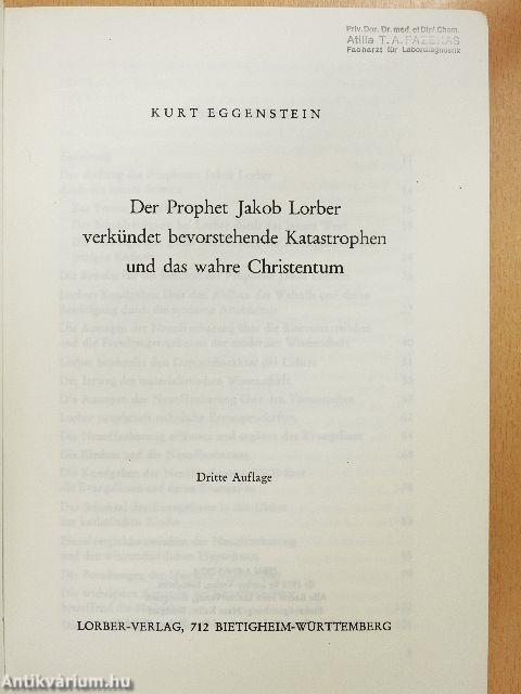 Der Prophet Jakob Lorber