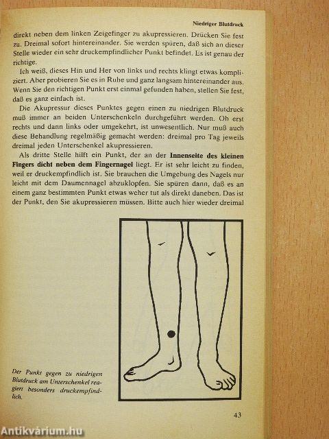 Schmerzfrei durch Fingerdruck