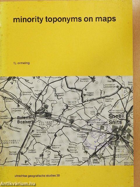 Minority toponyms on maps