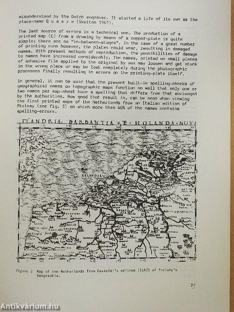Minority toponyms on maps
