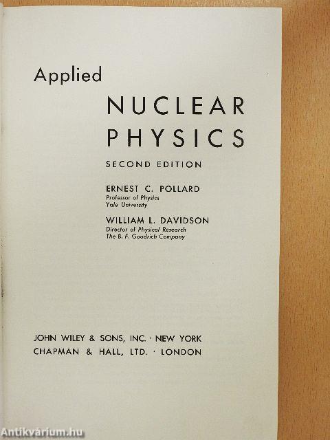 Applied Nuclear Physics
