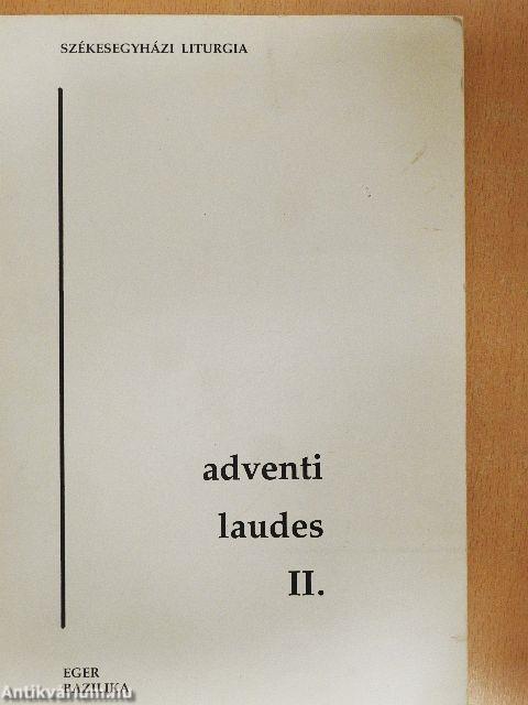 Adventi laudes II. 