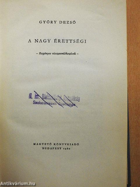 A nagy érettségi