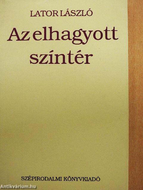 Az elhagyott színtér