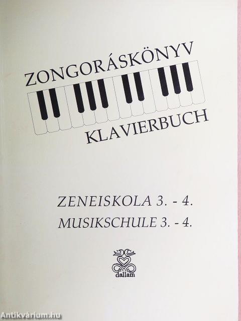 Zongoráskönyv