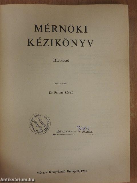 Mérnöki kézikönyv 3.