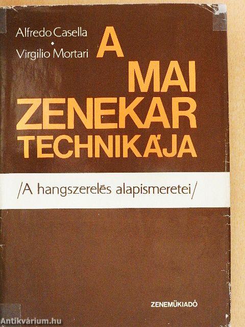 A mai zenekar technikája