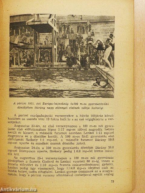 A magyar úszósport útja