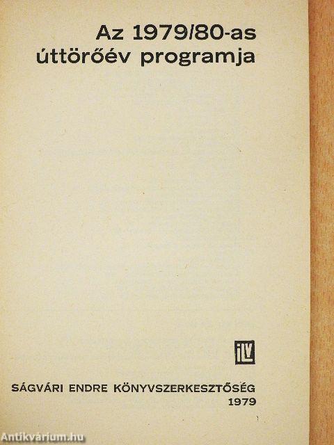Az 1979/80-as úttörőév programja