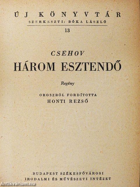 Három esztendő