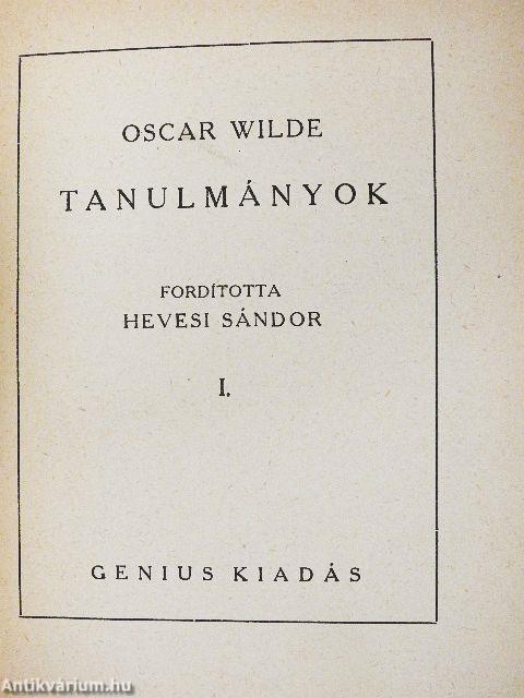 Tanulmányok I-II.