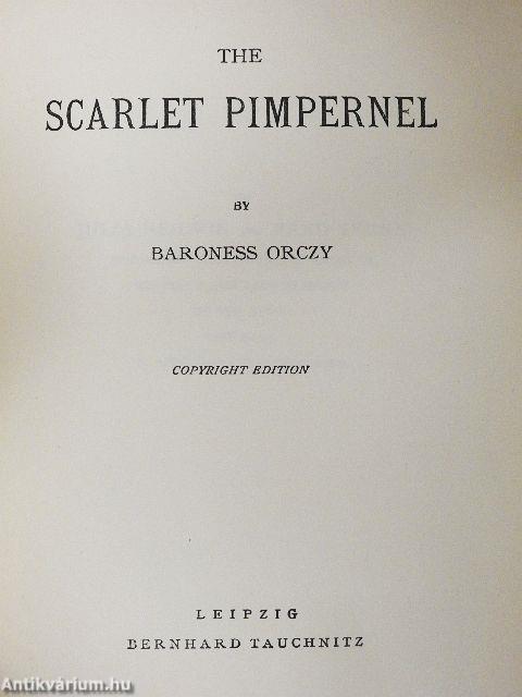 The Scarlet Pimpernel