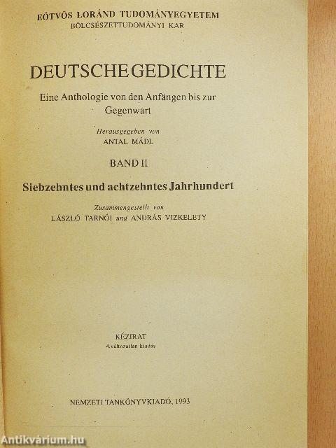 Deutsche Gedichte II.
