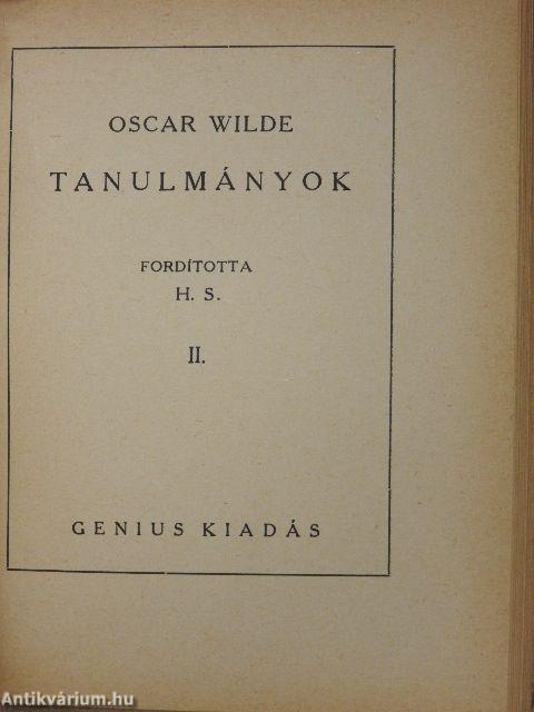 Tanulmányok I-II.