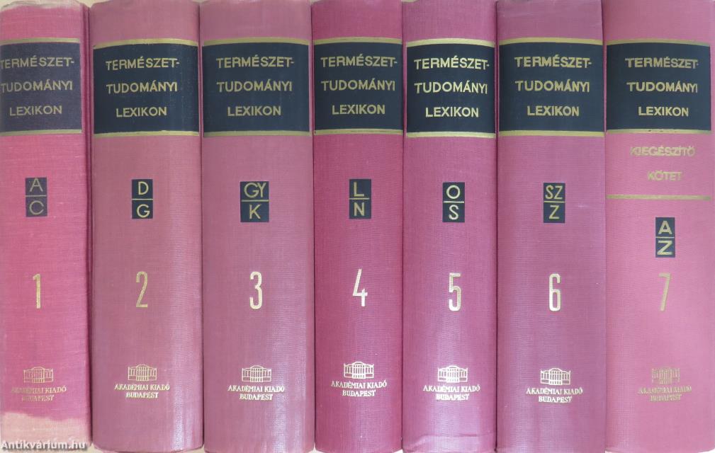 Természettudományi lexikon 1-7.