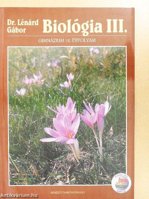 Biológia III.
