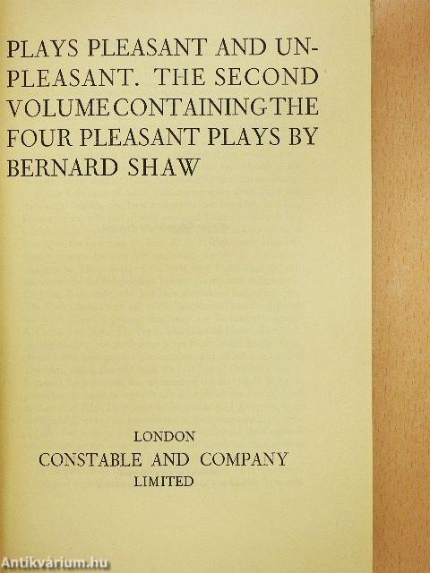 Plays Pleasant and Unpleasant 2.