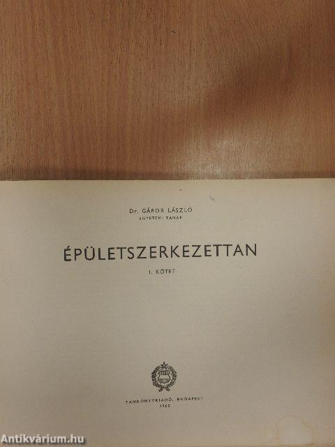 Épületszerkezettan I.
