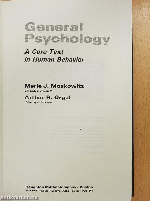 General Psychology