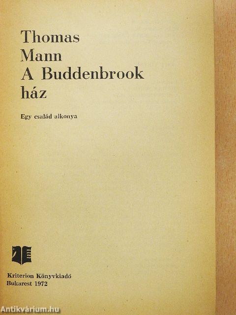 A Buddenbrook ház