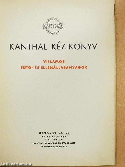 Kanthal kézikönyv