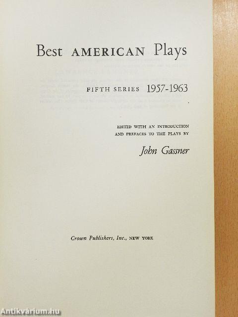 Best American Plays 5.