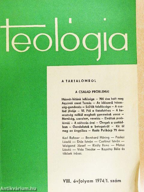 Teológia 1974/1.