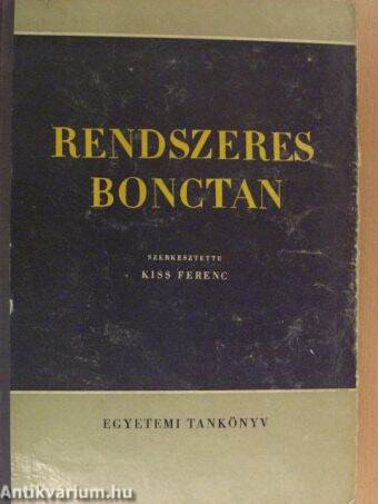 Rendszeres bonctan