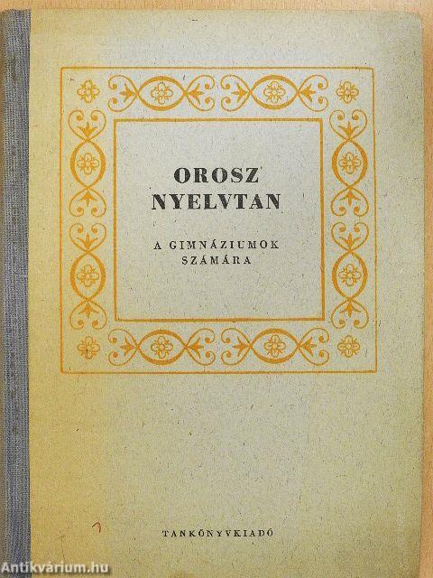 Orosz nyelvtan