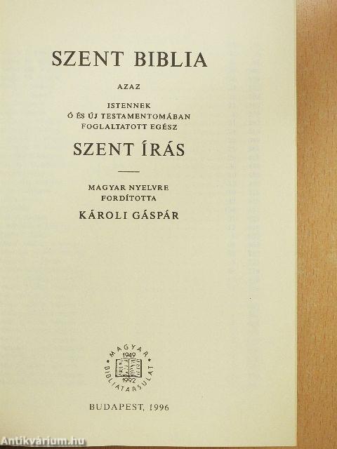 Szent Biblia