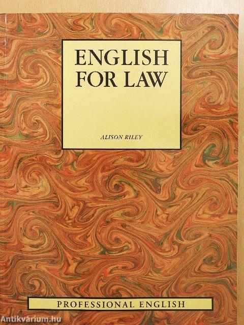 English for Law