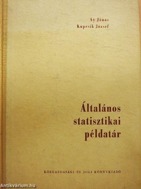 Általános statisztikai példatár