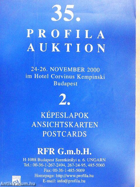 Profila Auktion 35./2. - Képeslapok