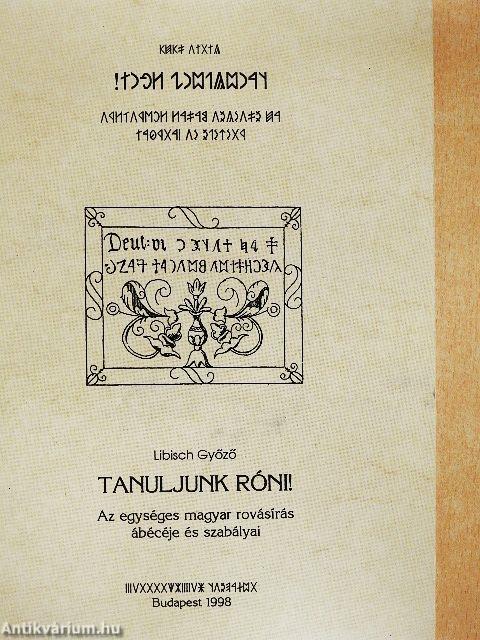 Tanuljunk róni!