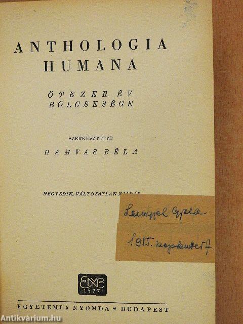 Anthologia humana