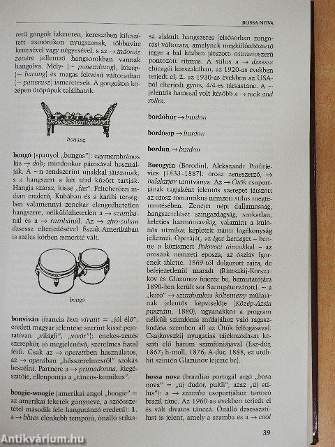 Zenei lexikon