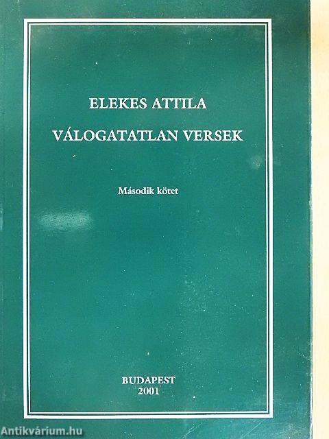 Válogatatlan versek II.