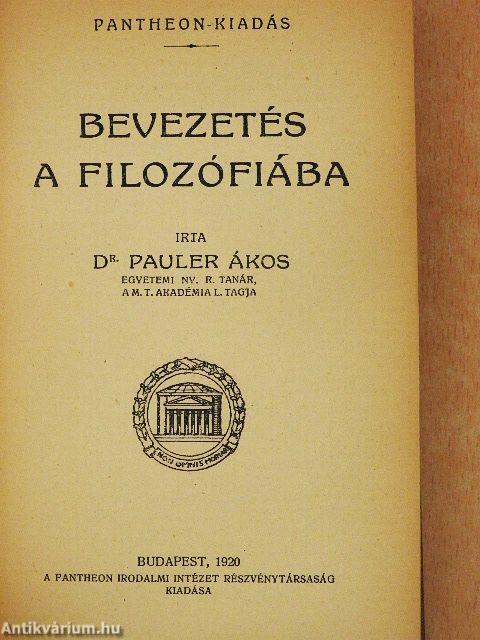 Bevezetés a filozófiába